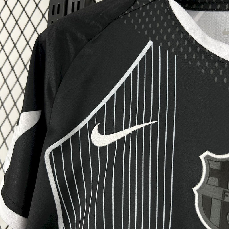 CAMISA DO BARCELONA 25/26 PRETO EDIÇÃO ESPECIAL
