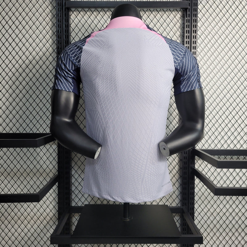 CAMISA VERSÃO PLAYER DO TOTTENHAN 23/24 CINZA