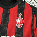 CAMISA DO MILAN 25/26 VERMELHO E PRETO