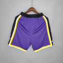 Shorts Los Angeles Lakers Purple Black Side NBA