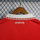CAMISA MANGA LONGA DO ARSENAL  23/24 VERMELHO E BRANCO