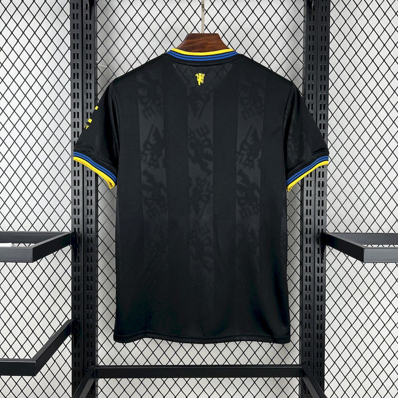 CAMISA DO MANCHESTER UNITED 25/26 PRETO