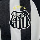 CAMISA DO SAANTOS 25/26 BRANCO E PRETO
