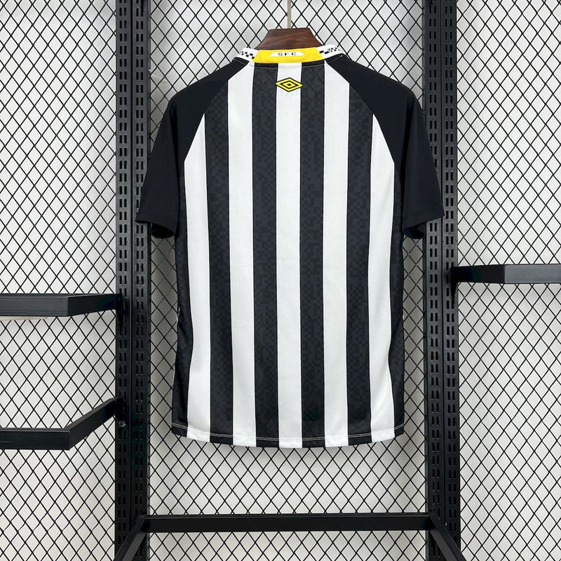 CAMISA DO SAANTOS 25/26 BRANCO E PRETO