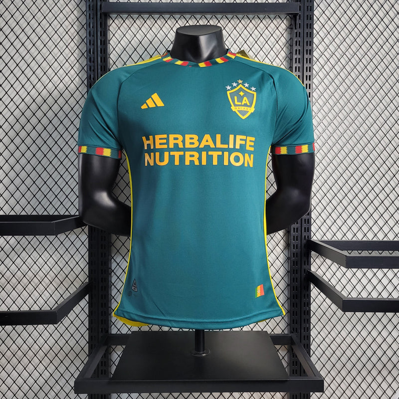 CAMISA VERSÃO PLAYER DO LA GALAXY 23/24 VERDE