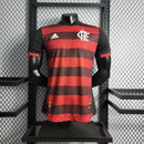 CAMISA VERSÃO PLAYER DO FLAMENGO 22/23 VERMELHO E PRETO 2