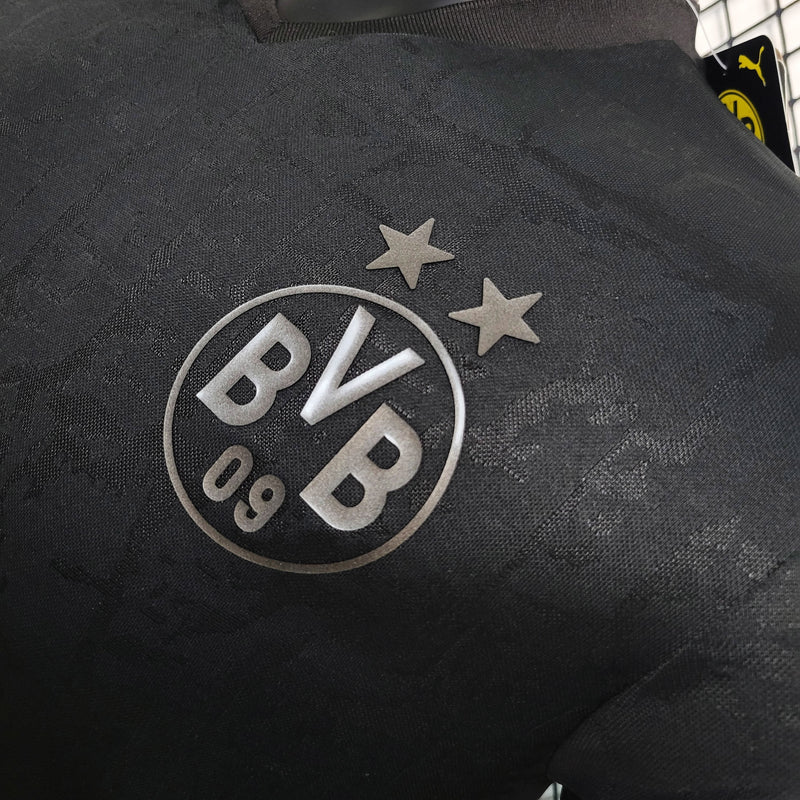 CAMISA VERSÃO PLAYER DO BORUSSIA DORTMUND 23/24 BLACK EDIÇÃO ESPECIAL