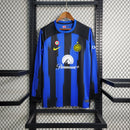 CAMISA MANGA LONGA DO INTER DE MILAN  23/24 AZUL E PRETO