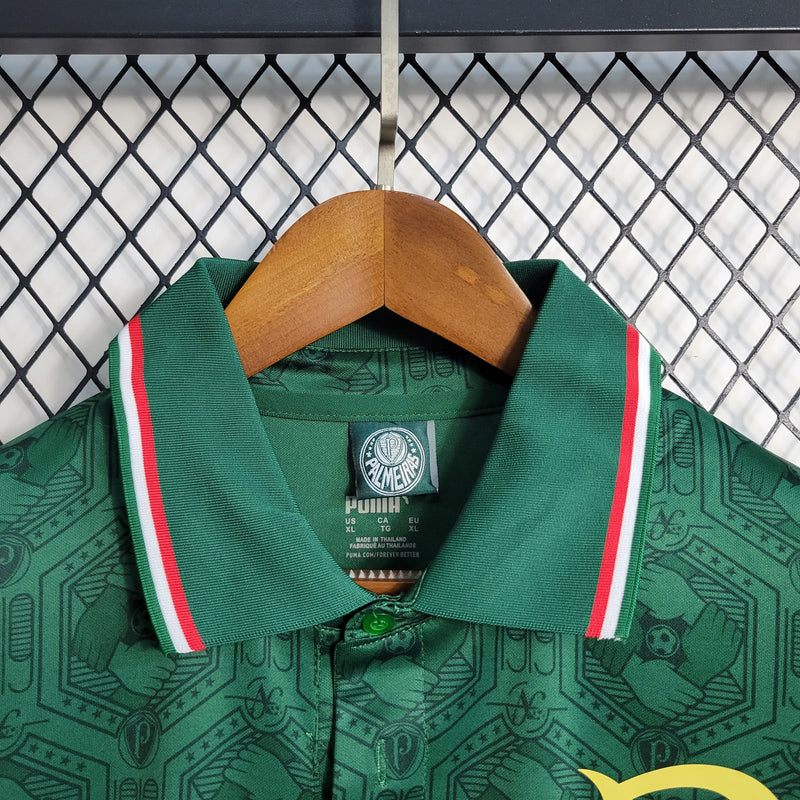 Camisa Palmeiras Polo 23/24 - Puma Torcedor Masculina - FUT REAL