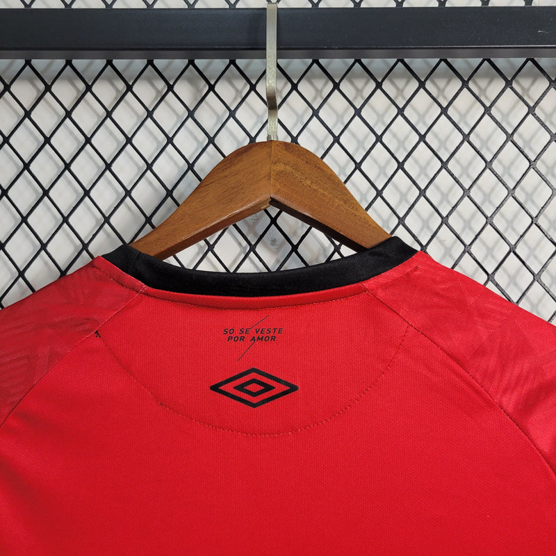 CAMISA MANGA LONGA DO ATLETICO PARANAENSE  23/24 VERMELHO