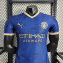 CAMISA VERSÃO PLAYER DO MANCHESTER CITY 23/24 AZUL EDIÇÃO ESPECIAL