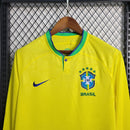 CAMISA MANGA LONGA DO BRASIL 23/24 AMARELO