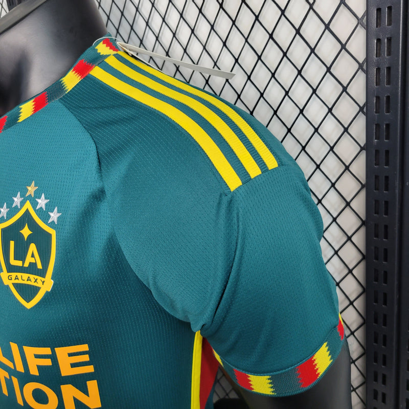 CAMISA VERSÃO PLAYER DO LA GALAXY 23/24 VERDE