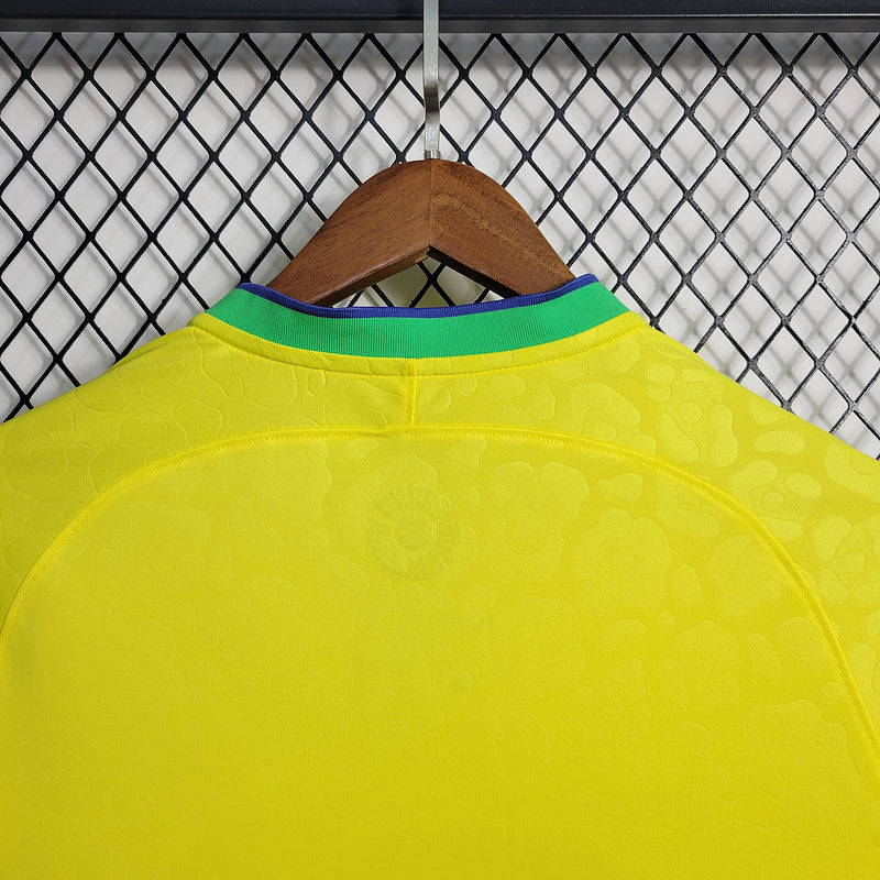 CAMISA MANGA LONGA DO BRASIL 23/24 AMARELO