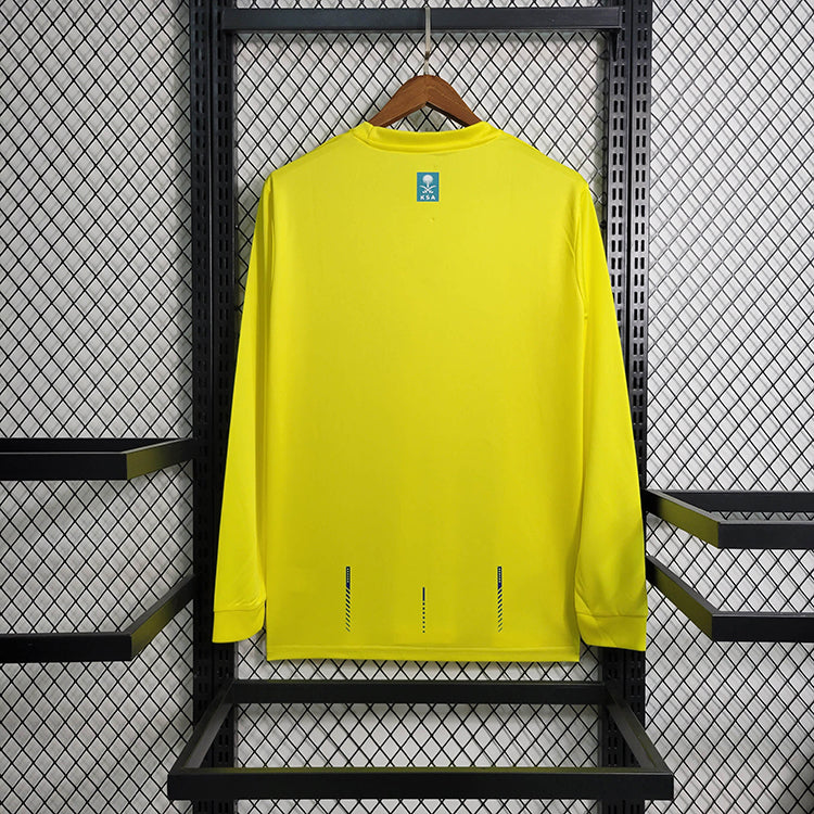 CAMISA MANGA LONGA DO AL NASSR  23/24 AMARELO