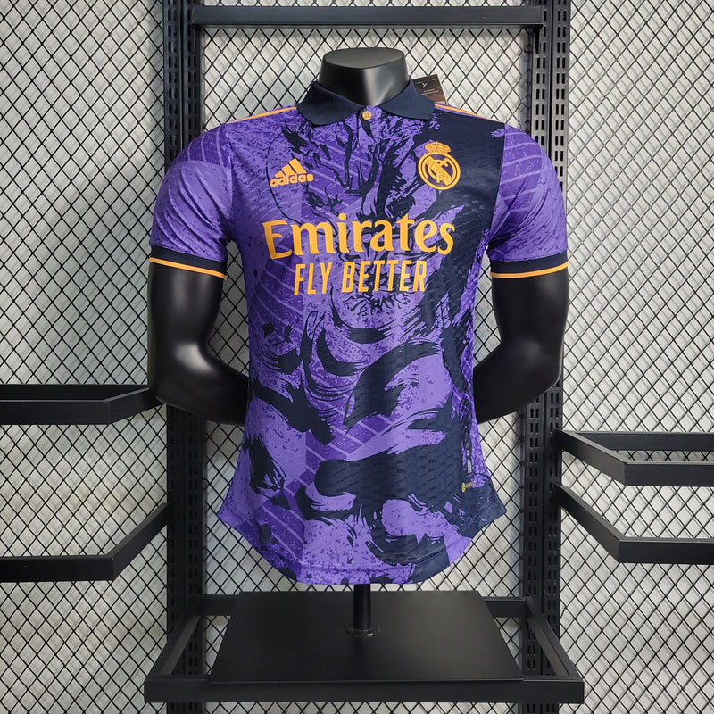 CAMISA VERSÃO PLAYER DO MANCHESTER CITY 23/24 ROXO EDIÇÃO ESPECIAL