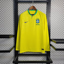 CAMISA MANGA LONGA DO BRASIL 23/24 AMARELO
