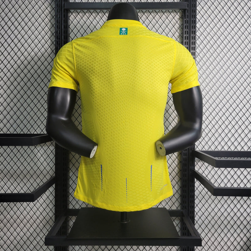 Camisa Al Nassr Home 23/24 - Nike Jogador Masculina - Lançamento - FUT REAL